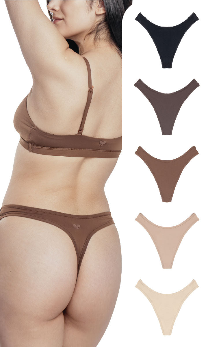 Dipped Thong Liner 5-Pack
