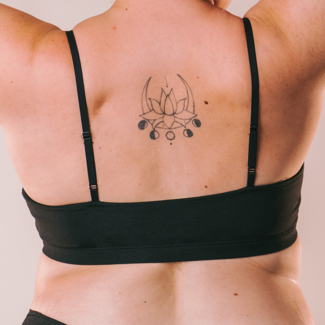 Cotton Stretch Scoop Bralette -