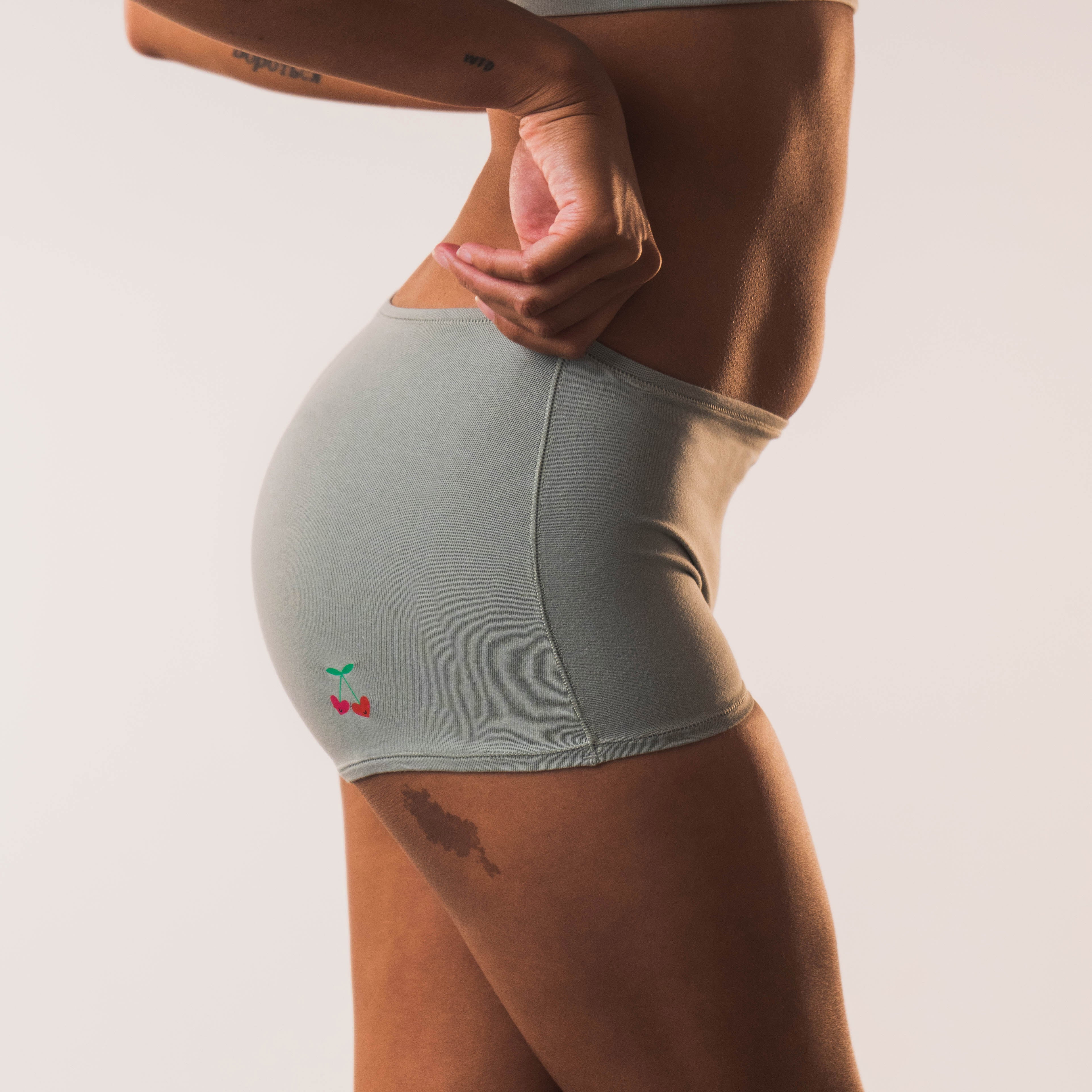 Cotton Stretch Boy Shorts -