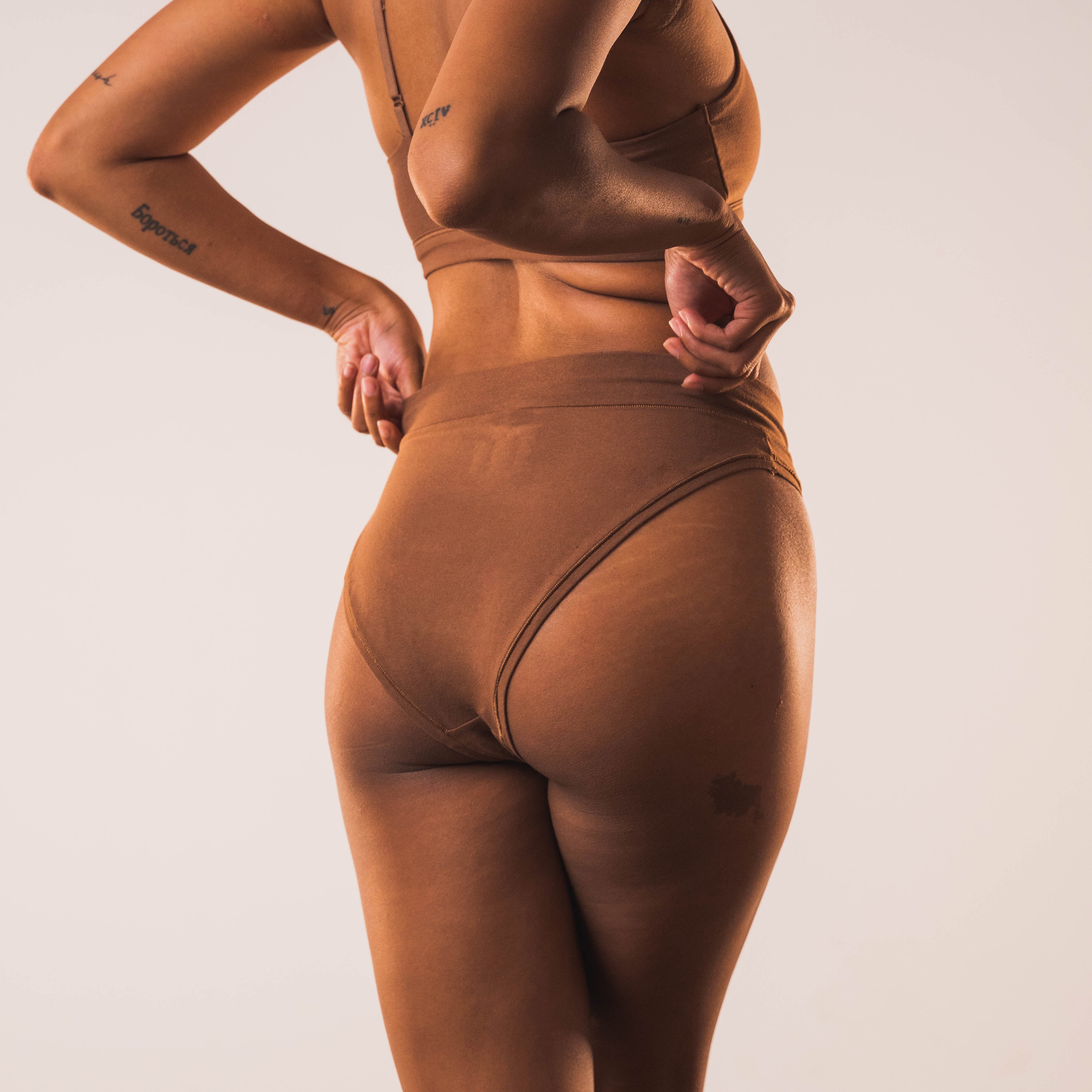 Cotton Stretch Cheeky Brief -