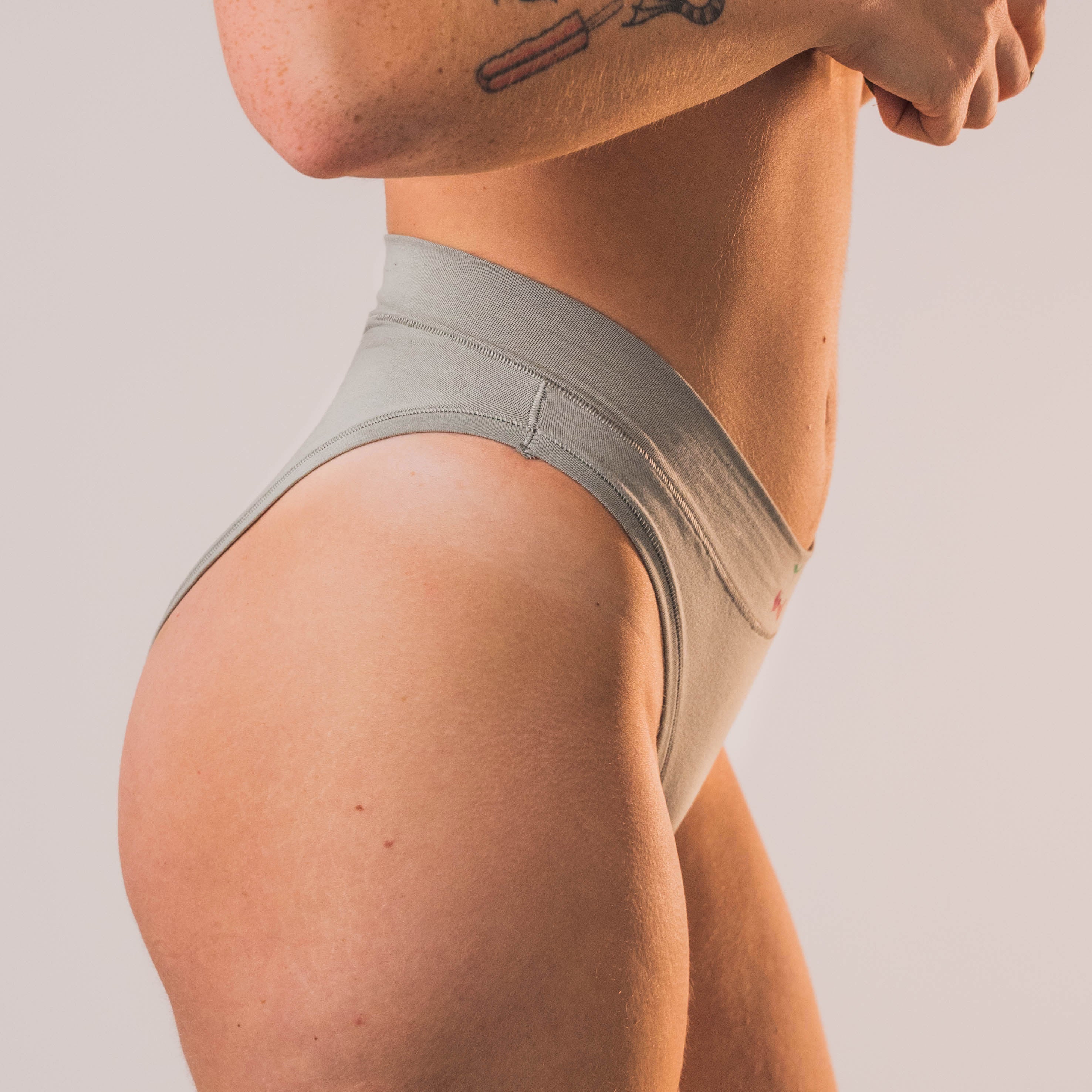 Cotton Stretch Cheeky Brief -