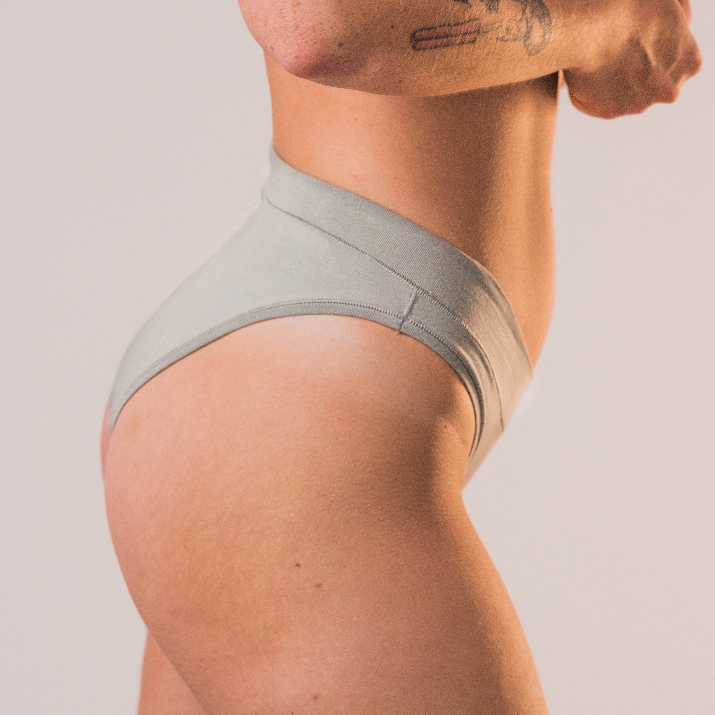 Cotton Stretch Cheeky Brief -
