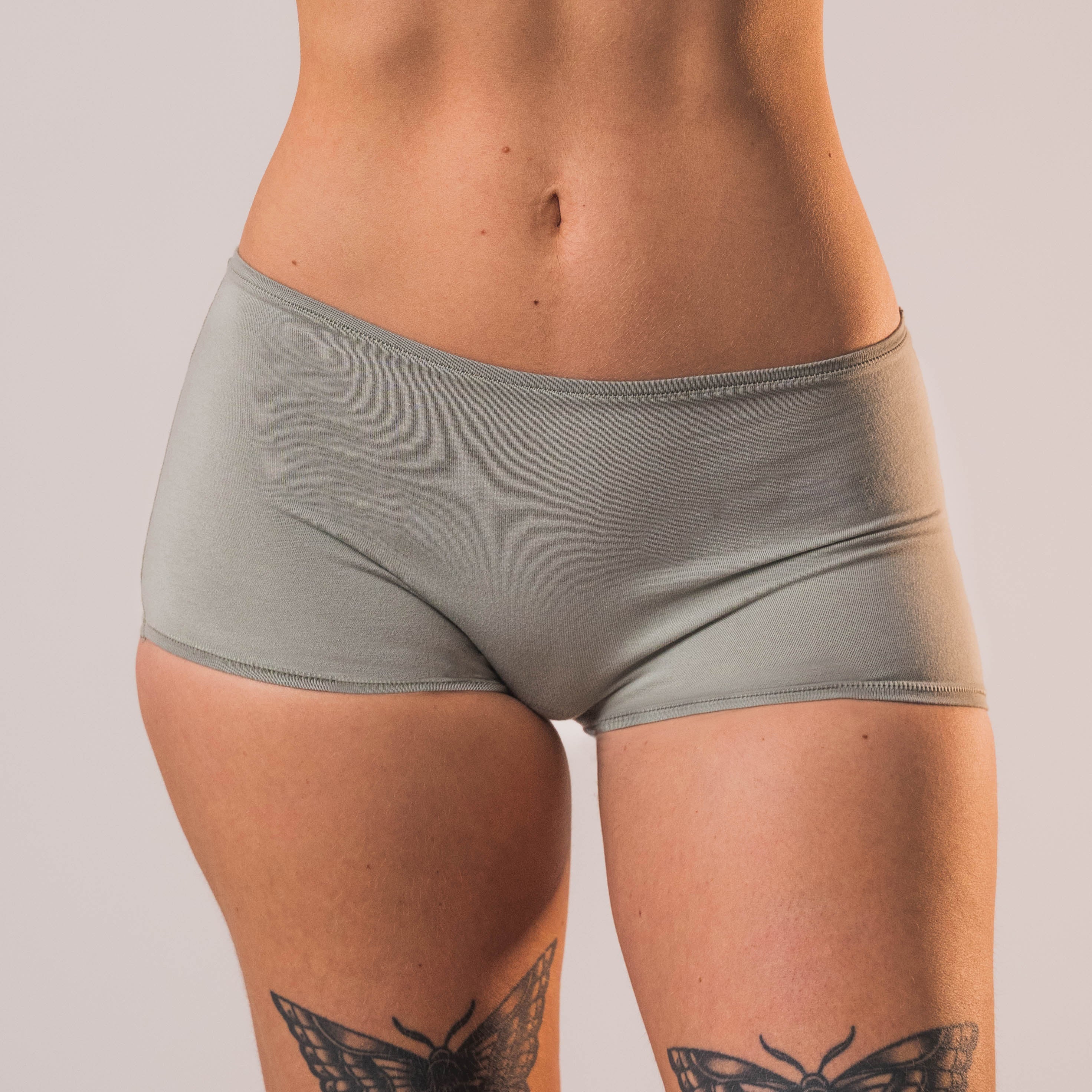 Cotton Stretch Boy Shorts -