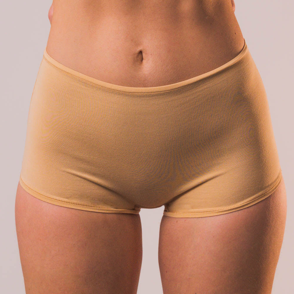 Cotton Stretch Boy Shorts -