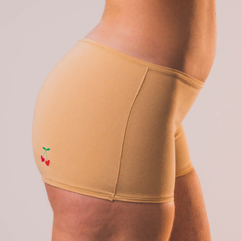 Cotton Stretch Boy Shorts -