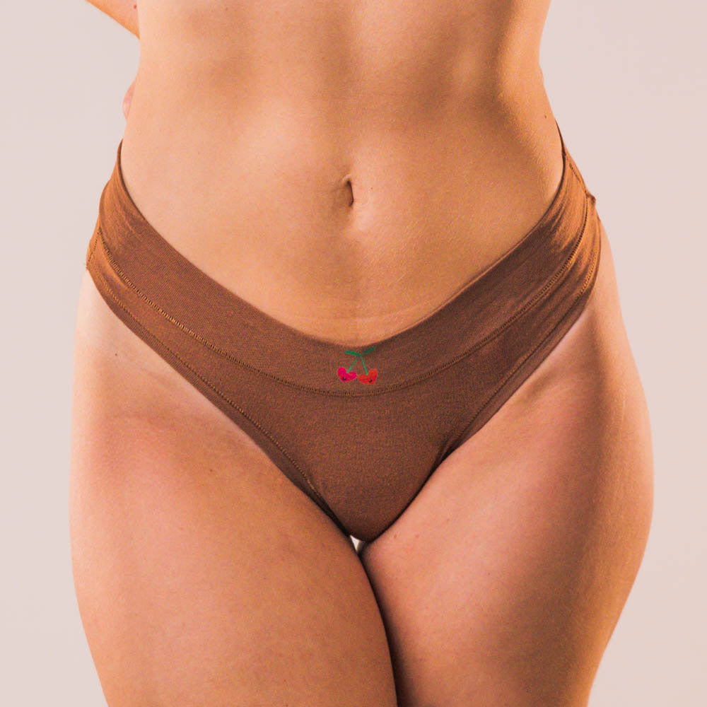 Cotton Stretch Cheeky Brief -