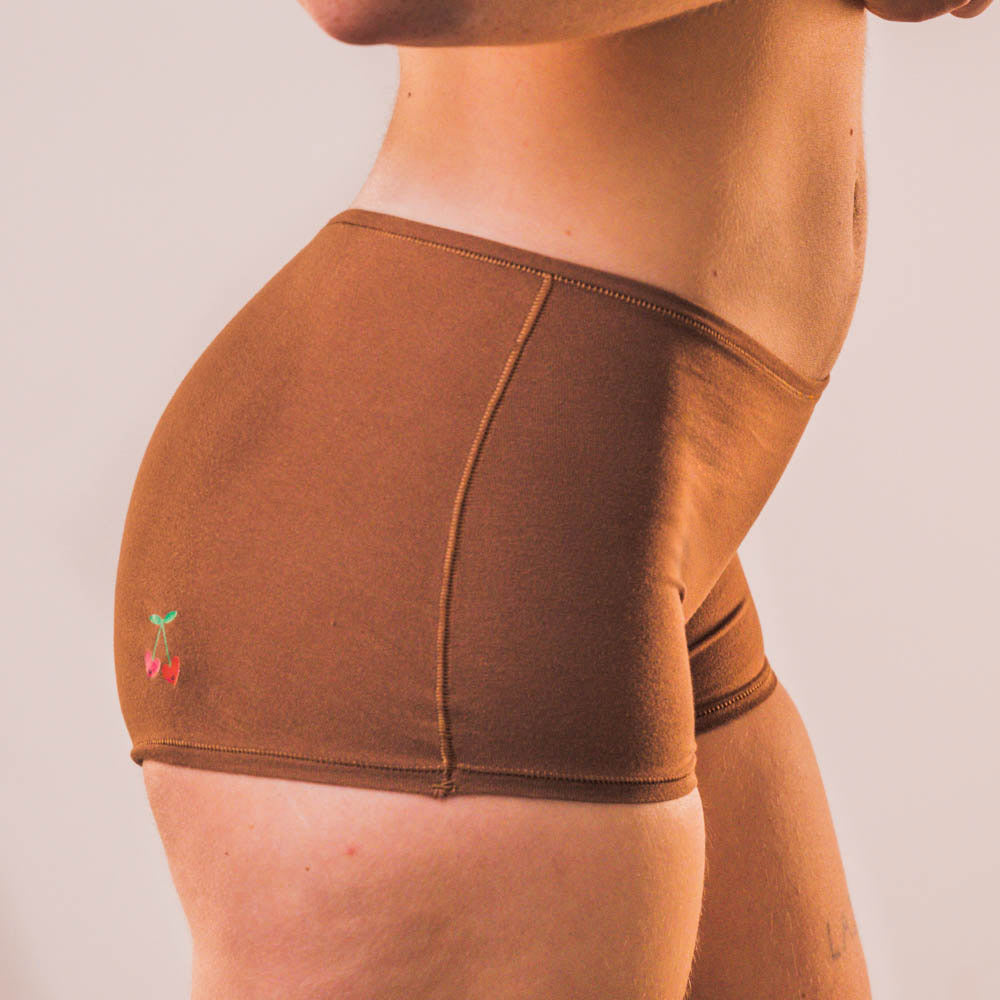Cotton Stretch Boy Shorts -