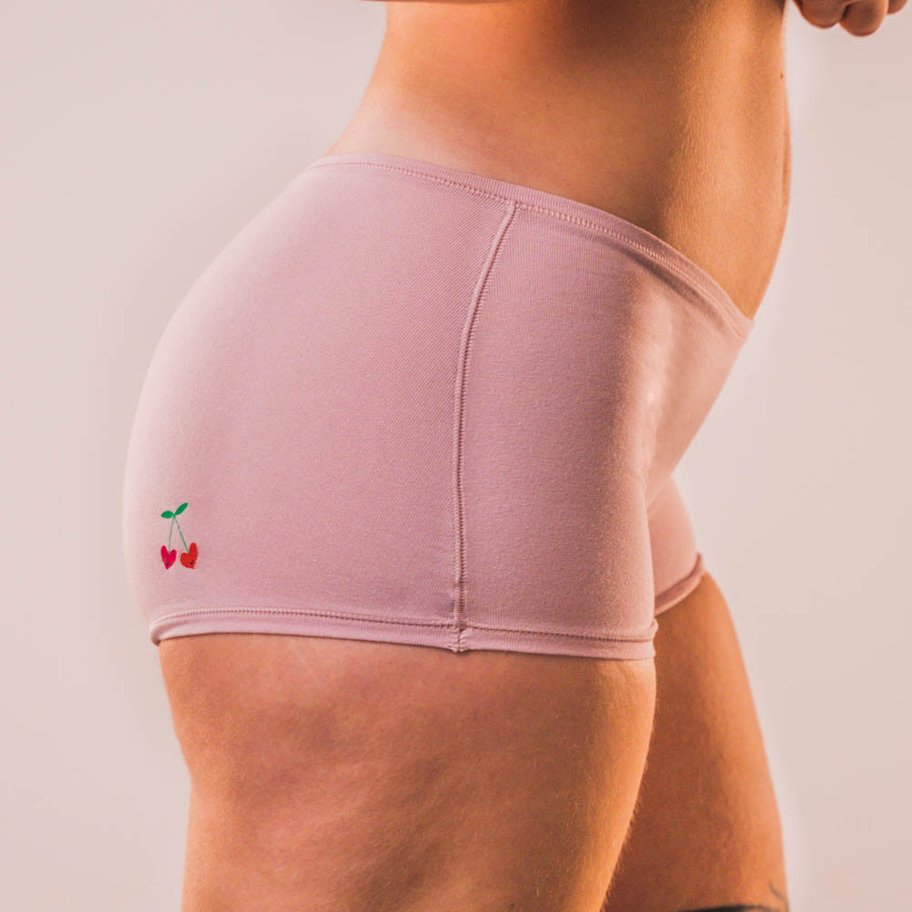 Cotton Stretch Boy Shorts -