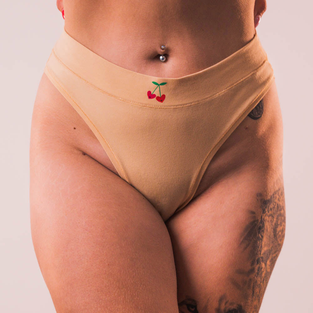 Cotton Stretch Cheeky Brief -