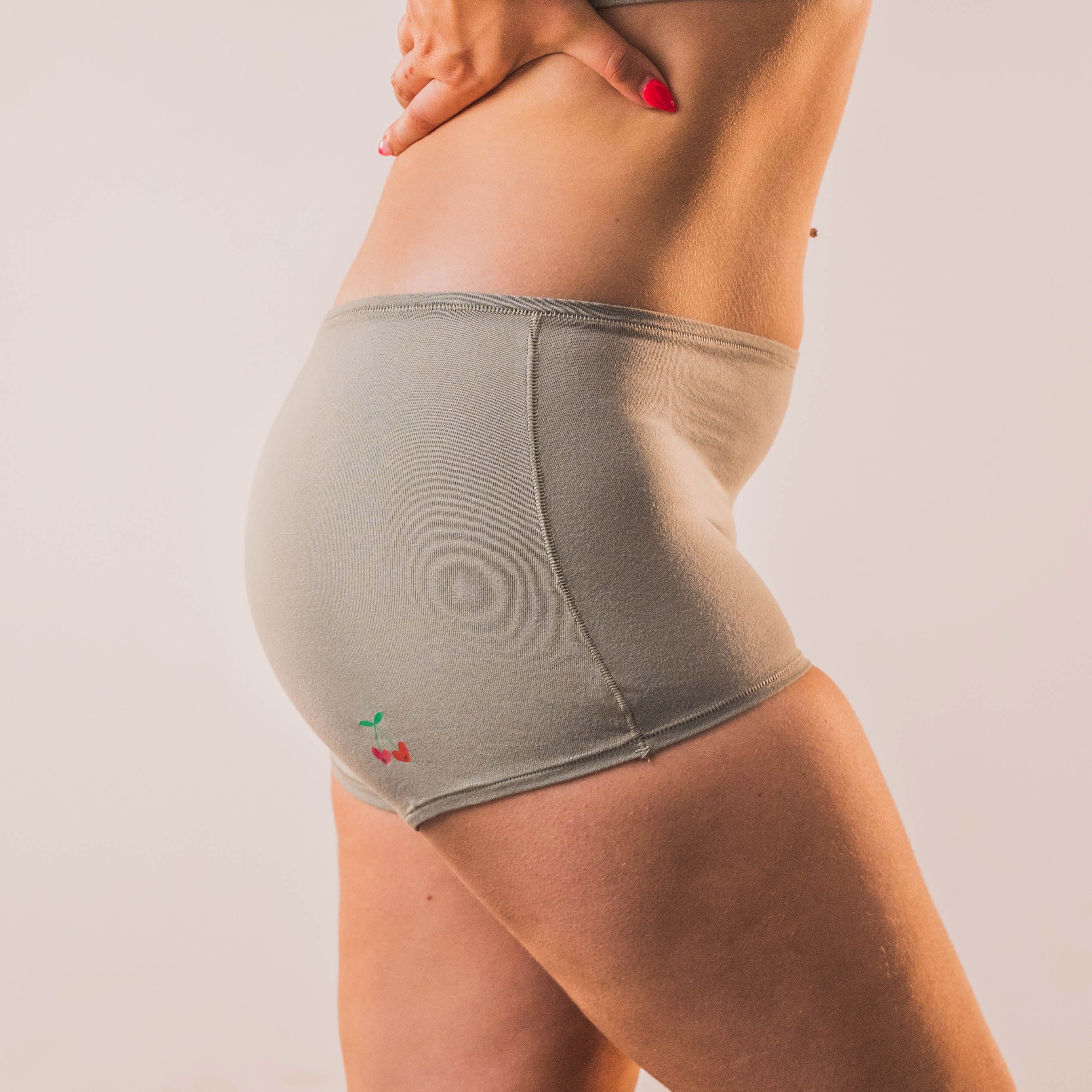 Cotton Stretch Boy Shorts -