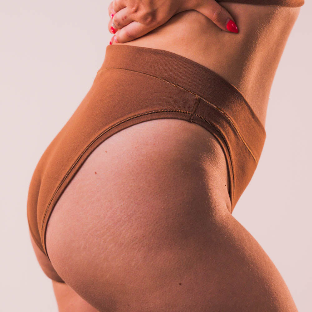 Cotton Stretch Cheeky Brief -