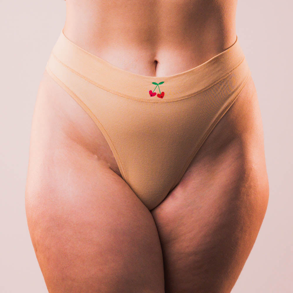 Cotton Stretch Cheeky Brief -