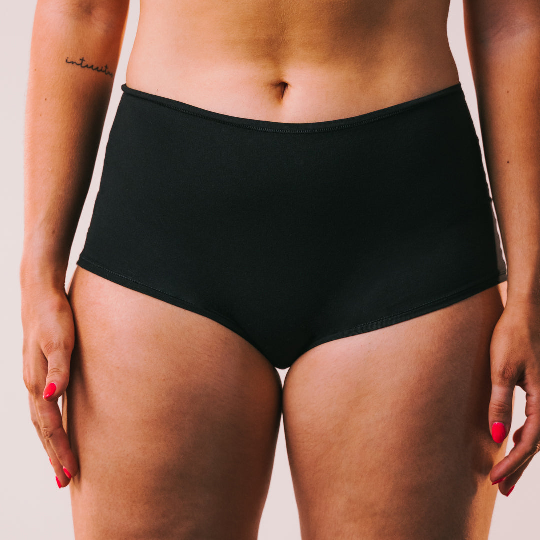 Cotton Stretch Boy Shorts -