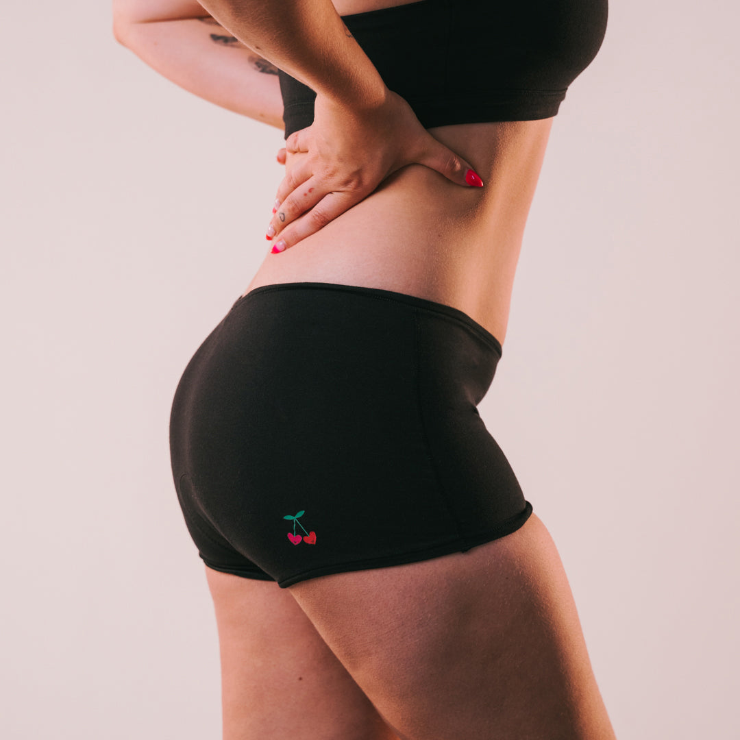 Cotton Stretch Boy Shorts -