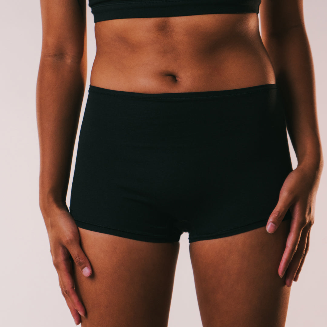 Cotton Stretch Boy Shorts -