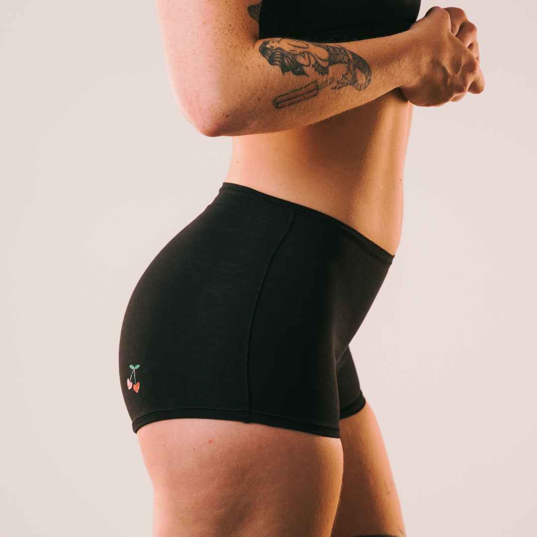 Cotton Stretch Boy Shorts -