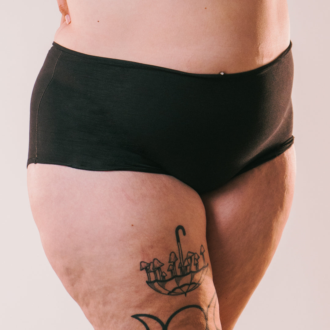 Cotton Stretch Boy Shorts -