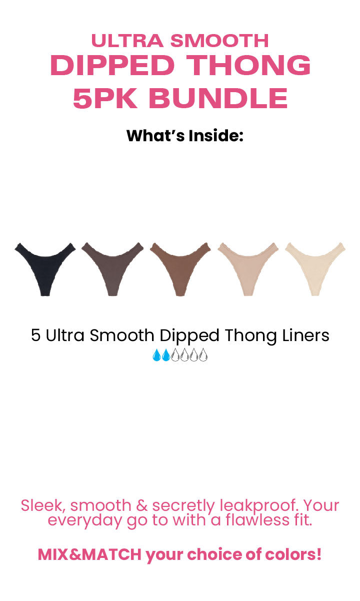 Dipped Thong Liner 5-Pack