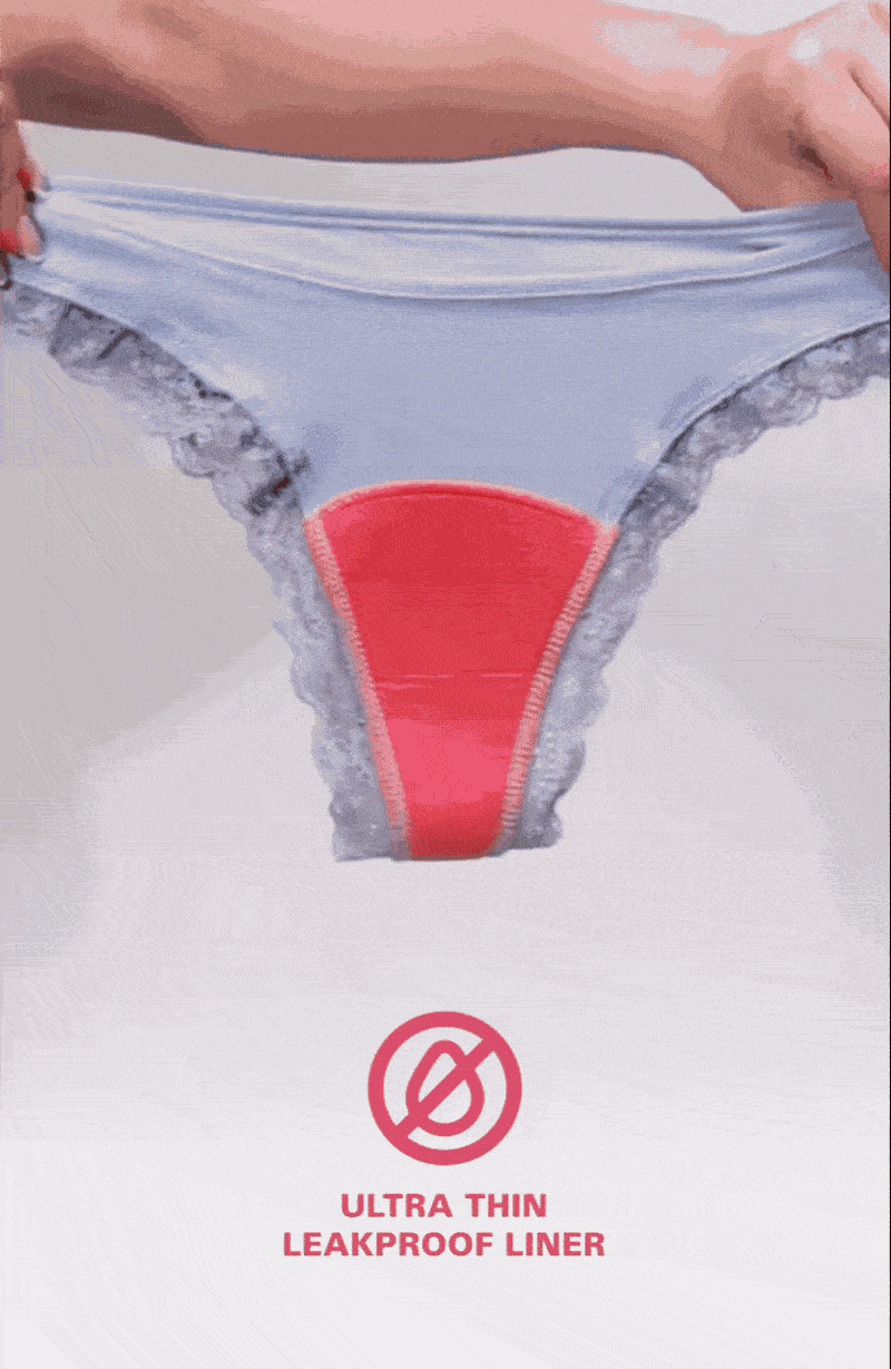 Protège-slip en dentelle anti-fuites