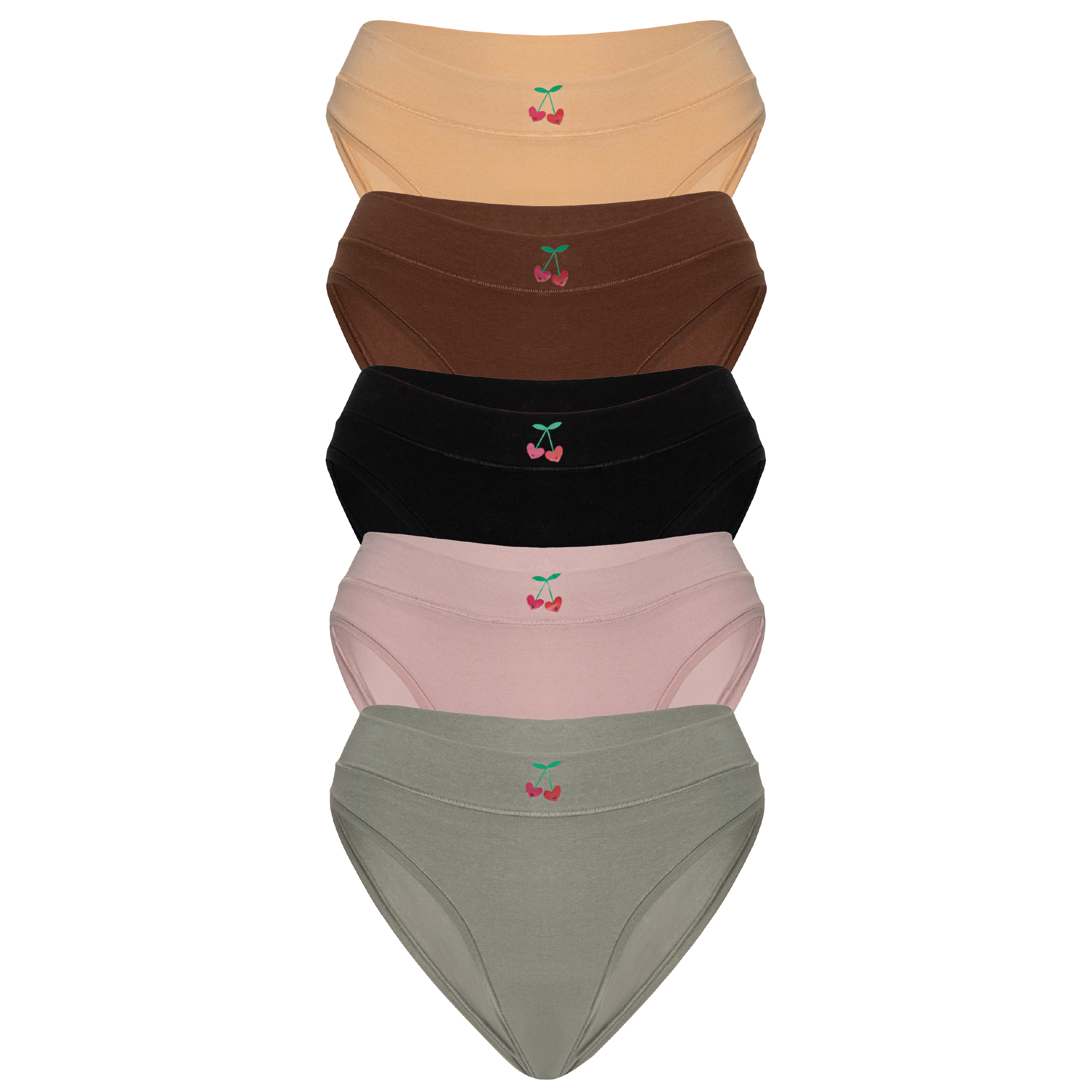 Cotton Stretch Cheeky Brief Liner 5-pack