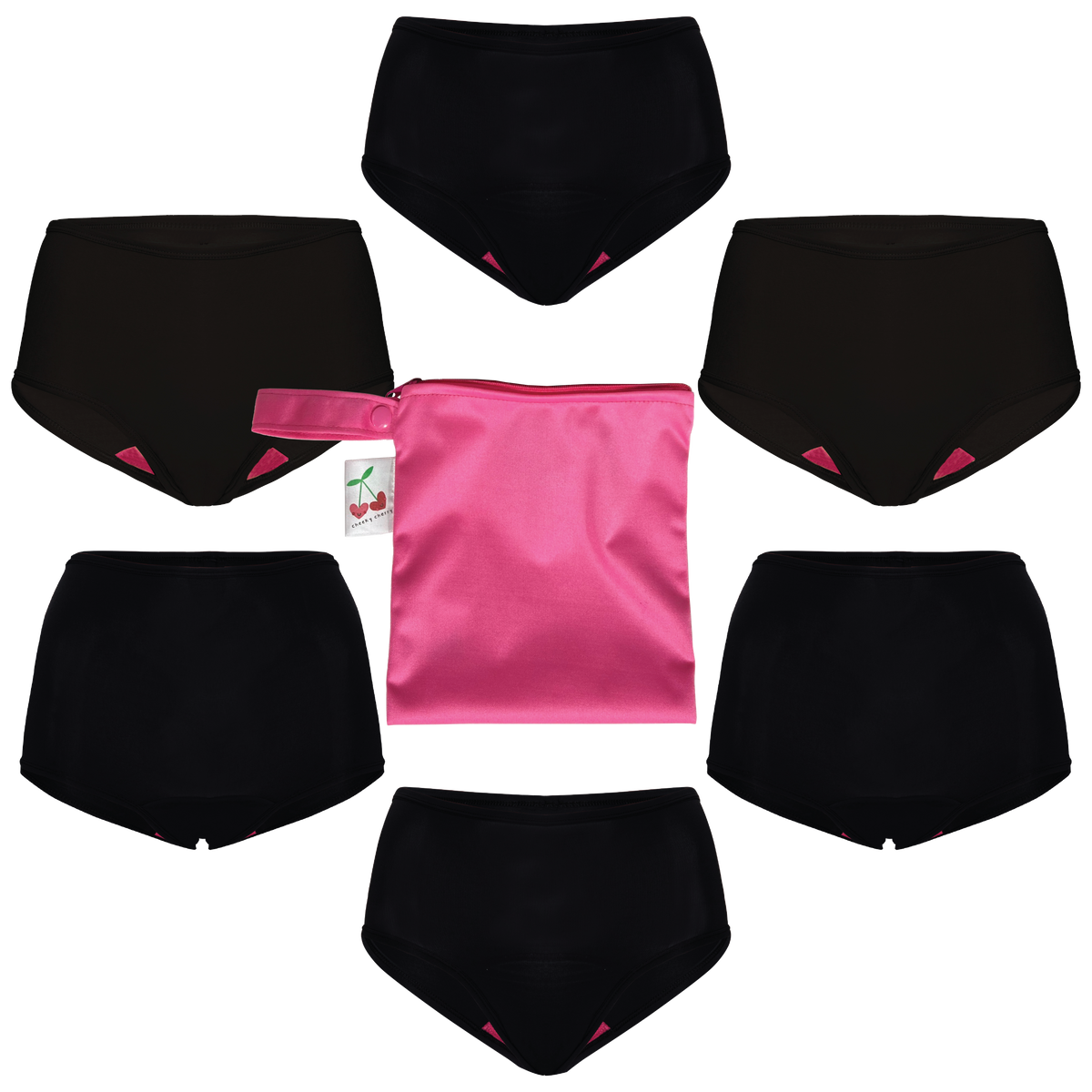 Love Bug 3-Pack Underwear Set Cherry